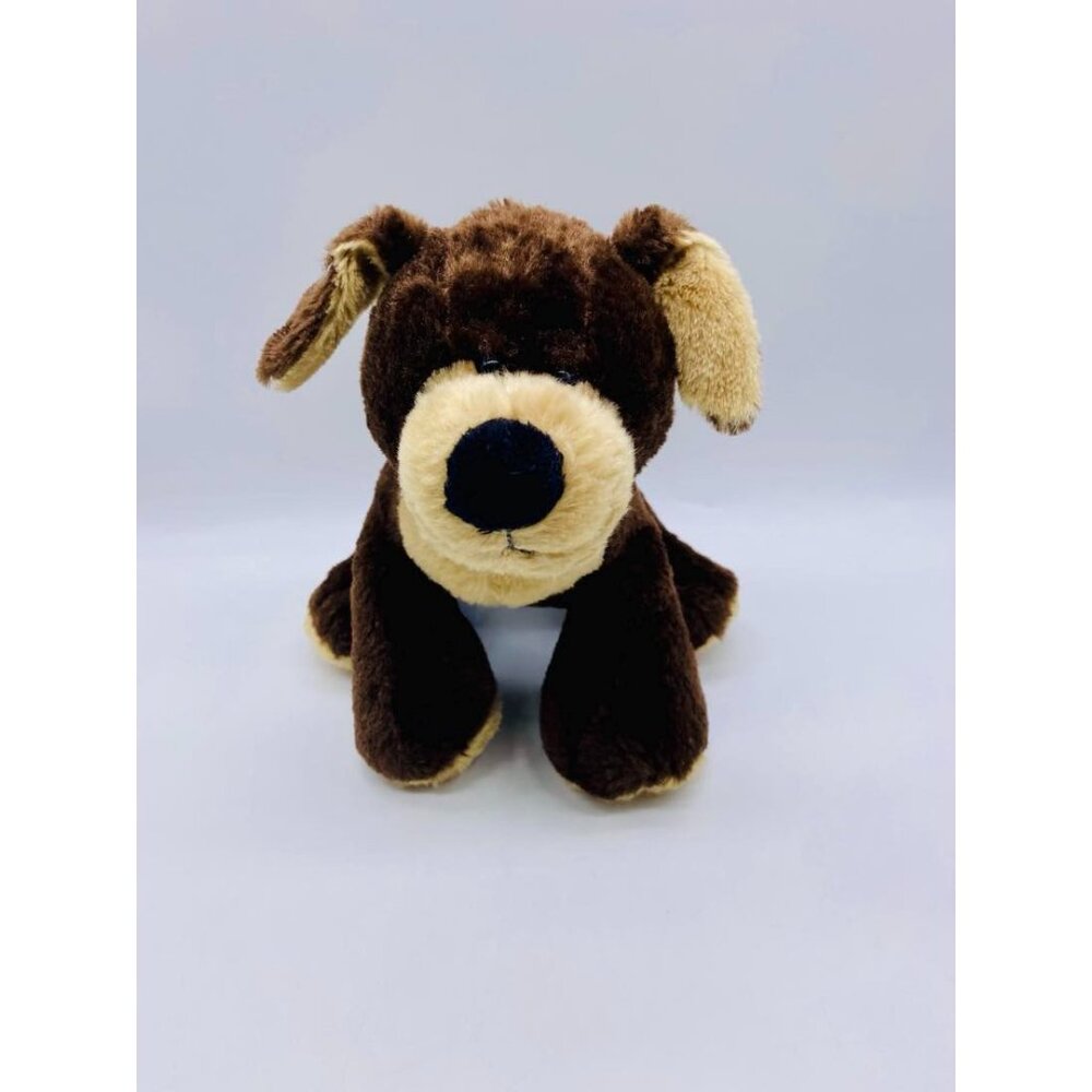 Ganz Webkinz Mocha Pup Plush HM348, No Code.  Possibly Repaired, READ DESC.